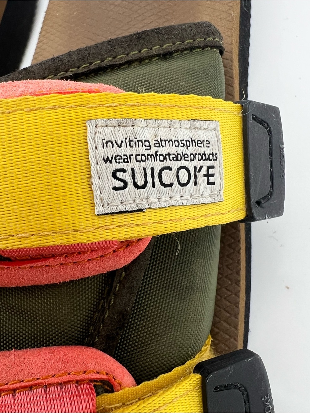 Suicoke Moto cab olive brown Nylon sandals Men’s size 8 Women’s size 10 shoes - Picture 5 of 16